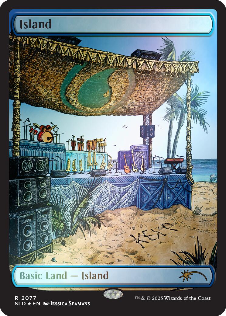 Island (2077) (Rainbow Foil) [Secret Lair Drop Series] | I Want That Stuff Brandon