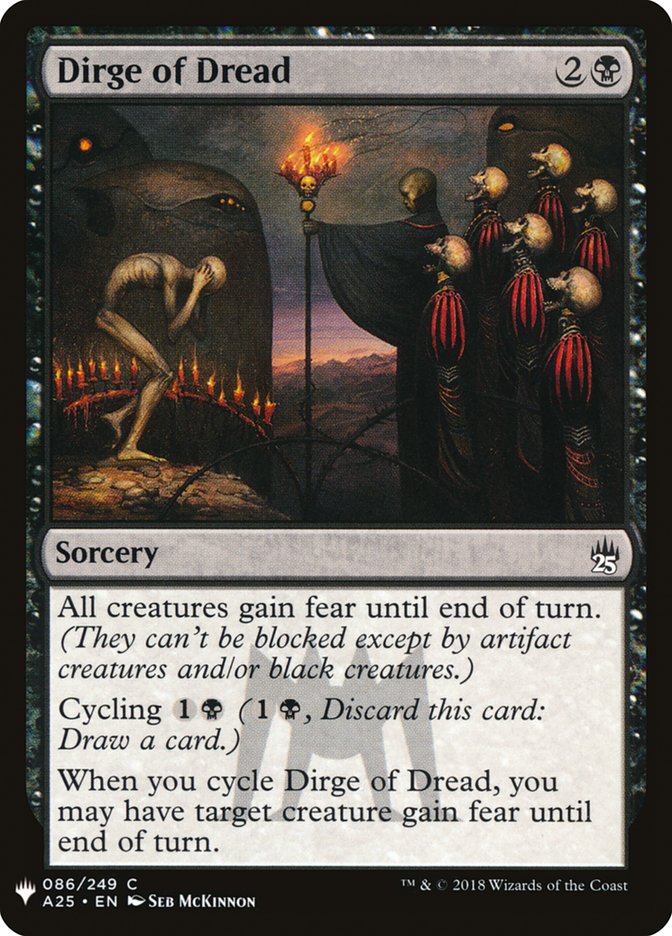 Dirge of Dread [Mystery Booster] | I Want That Stuff Brandon