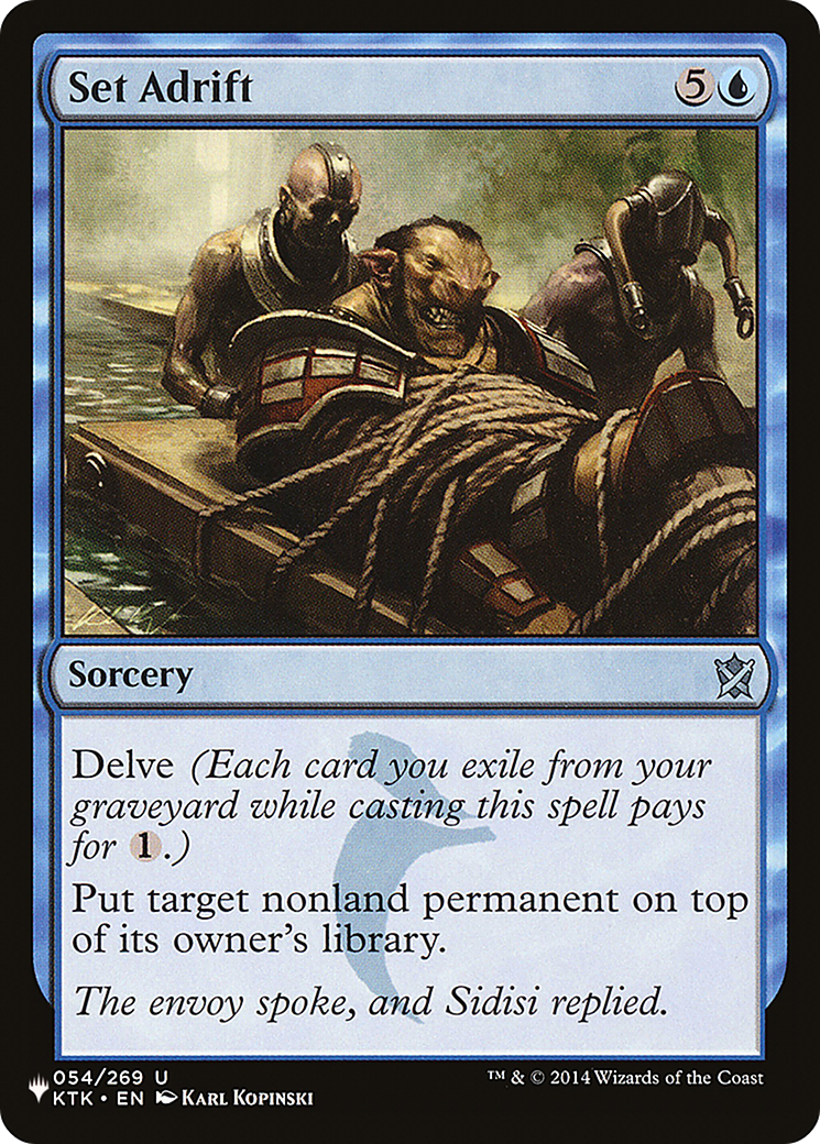 Set Adrift [The List Reprints] | I Want That Stuff Brandon