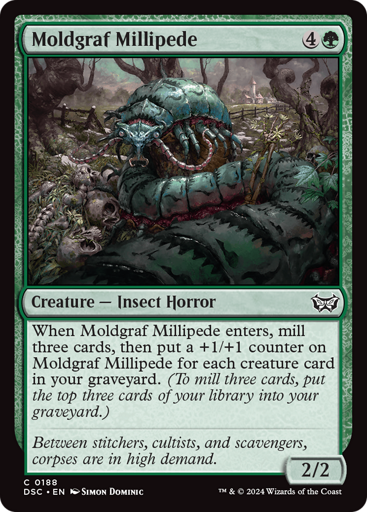 Moldgraf Millipede [Duskmourn: House of Horror Commander] | I Want That Stuff Brandon