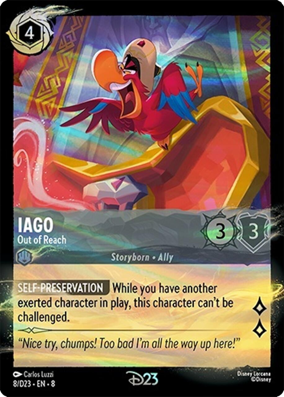 Iago - Out of Reach (8) [Promo Cards] | I Want That Stuff Brandon