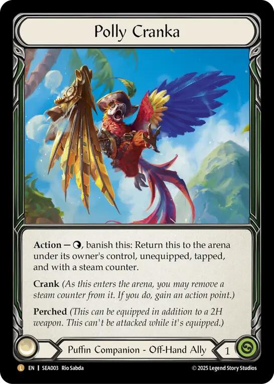 Polly Cranka (Rainbow Foil) [SEA003] (High Seas)  Rainbow Foil | I Want That Stuff Brandon