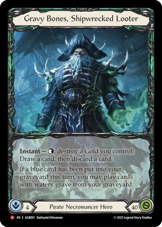 Gravy Bones, Shipwrecked Looter (Regular) [AGB001] (Armory Deck: Gravy Bones) | I Want That Stuff Brandon