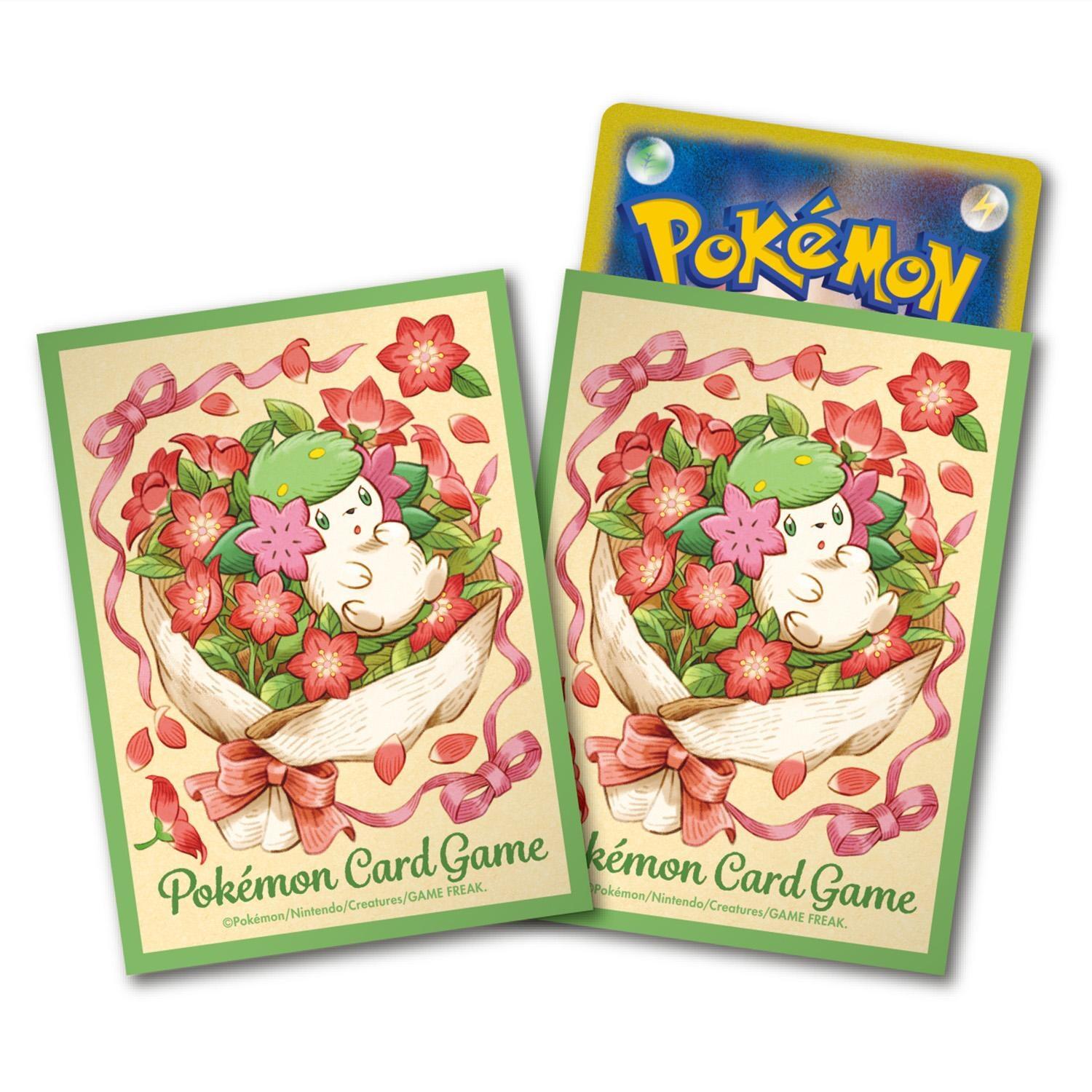 Card Sleeves - Shaymin (64-Pack) (Pokemon Center Japan Exclusive) | I Want That Stuff Brandon