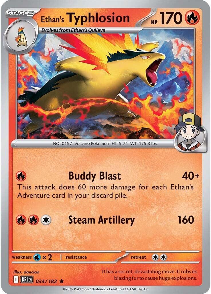 Ethan's Typhlosion (034/182) [Scarlet & Violet: Destined Rivals] | I Want That Stuff Brandon