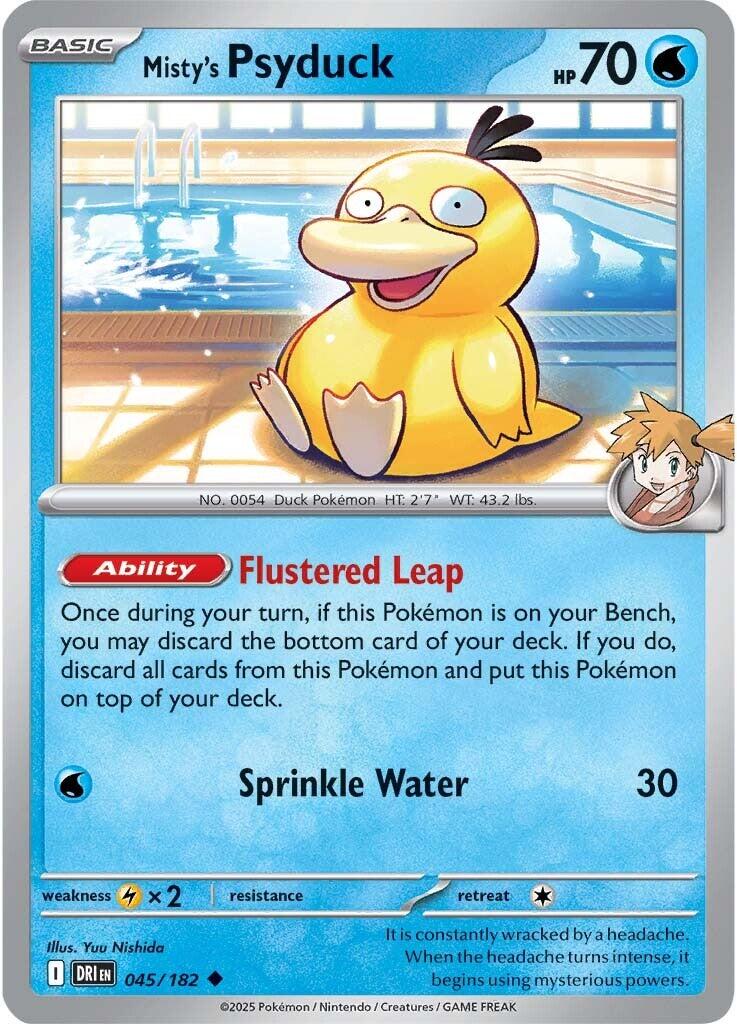 Misty's Psyduck (045/182) [Scarlet & Violet: Destined Rivals] | I Want That Stuff Brandon
