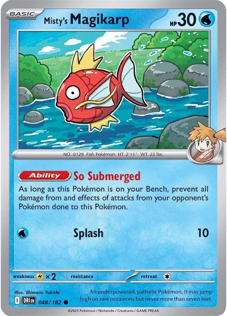 Misty's Magikarp (048/182) [Scarlet & Violet: Destined Rivals] | I Want That Stuff Brandon