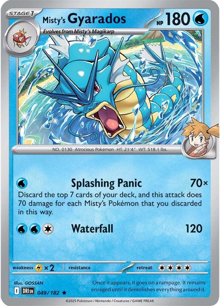 Misty's Gyarados (049/182) [Scarlet & Violet: Destined Rivals] | I Want That Stuff Brandon