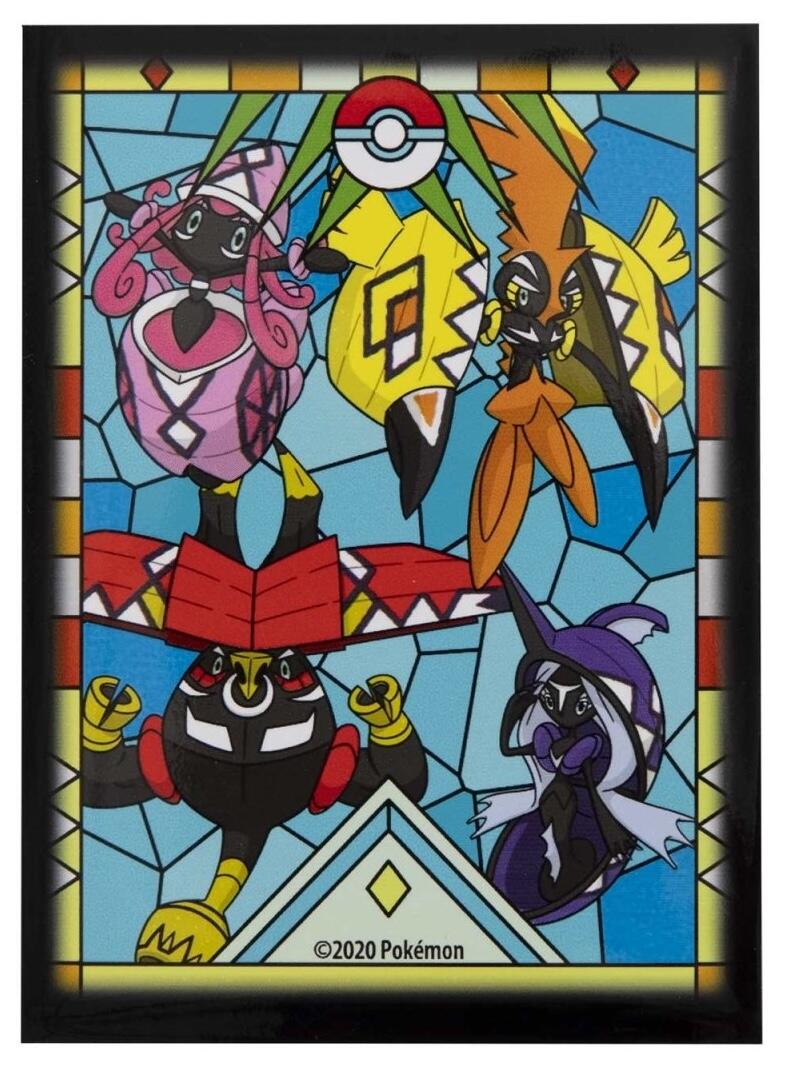 Card Sleeves - Island Guardian Stained Glass (65 Pack) (Pokemon Center Exclusive) | I Want That Stuff Brandon