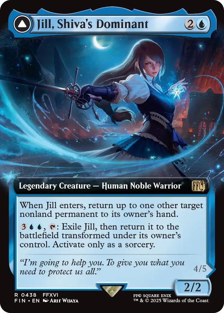 Jill, Shiva's Dominant // Shiva, Warden of Ice (Extended Art) [FINAL FANTASY] | I Want That Stuff Brandon
