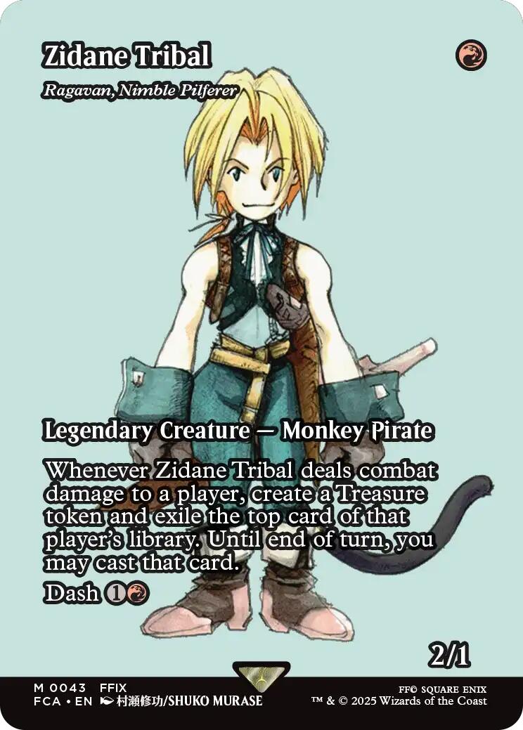 Zidane Tribal - Ragavan, Nimble Pilferer (Showcase) [FINAL FANTASY : Through the Ages] | I Want That Stuff Brandon
