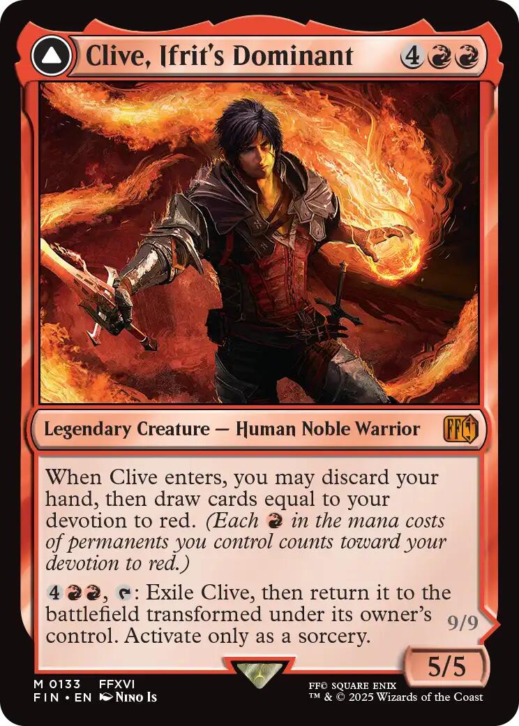 Clive, Ifrit's Dominant // Ifrit, Warden of Inferno [FINAL FANTASY] | I Want That Stuff Brandon