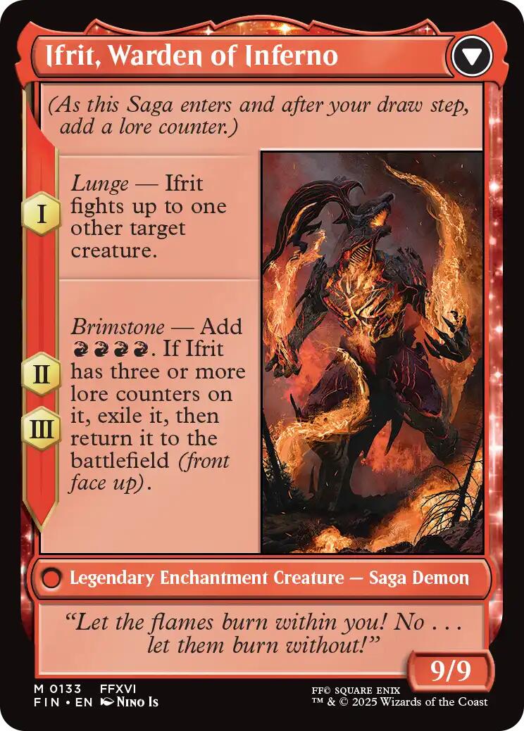 Clive, Ifrit's Dominant // Ifrit, Warden of Inferno [FINAL FANTASY] | I Want That Stuff Brandon