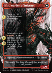 Clive, Ifrit's Dominant // Ifrit, Warden of Inferno (Borderless) (0318) [FINAL FANTASY] | I Want That Stuff Brandon
