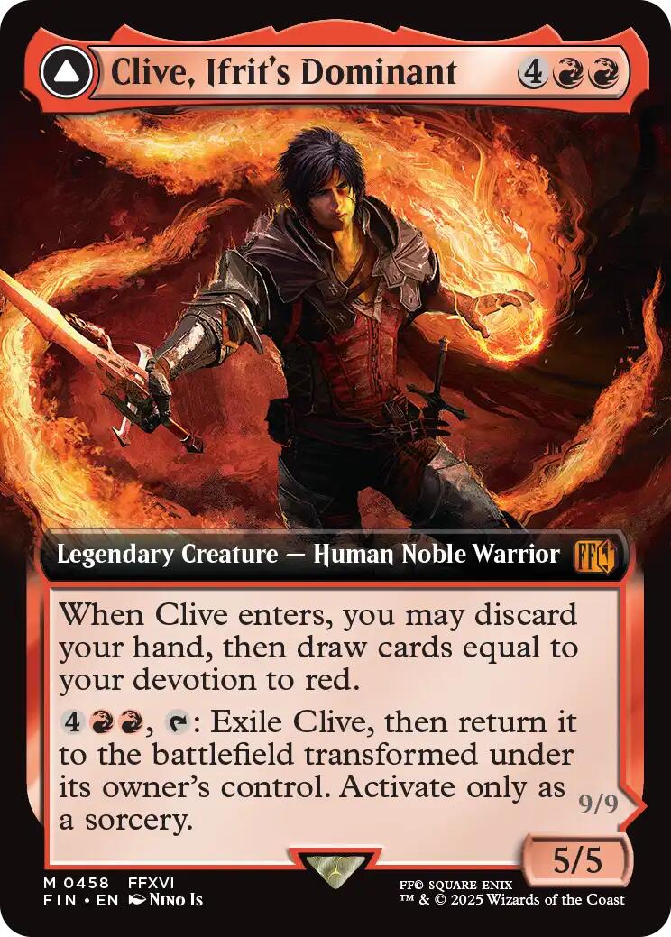 Clive, Ifrit's Dominant // Ifrit, Warden of Inferno (Extended Art) [FINAL FANTASY] | I Want That Stuff Brandon