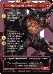 Clive, Ifrit's Dominant // Ifrit, Warden of Inferno (Borderless) (Surge Foil) [FINAL FANTASY] | I Want That Stuff Brandon