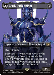 Cecil, Dark Knight // Cecil, Redeemed Paladin (Borderless) (Surge Foil) [FINAL FANTASY] | I Want That Stuff Brandon