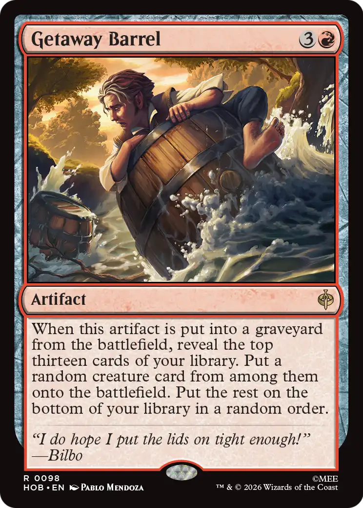 Getaway Barrel [The Hobbit] | I Want That Stuff Brandon