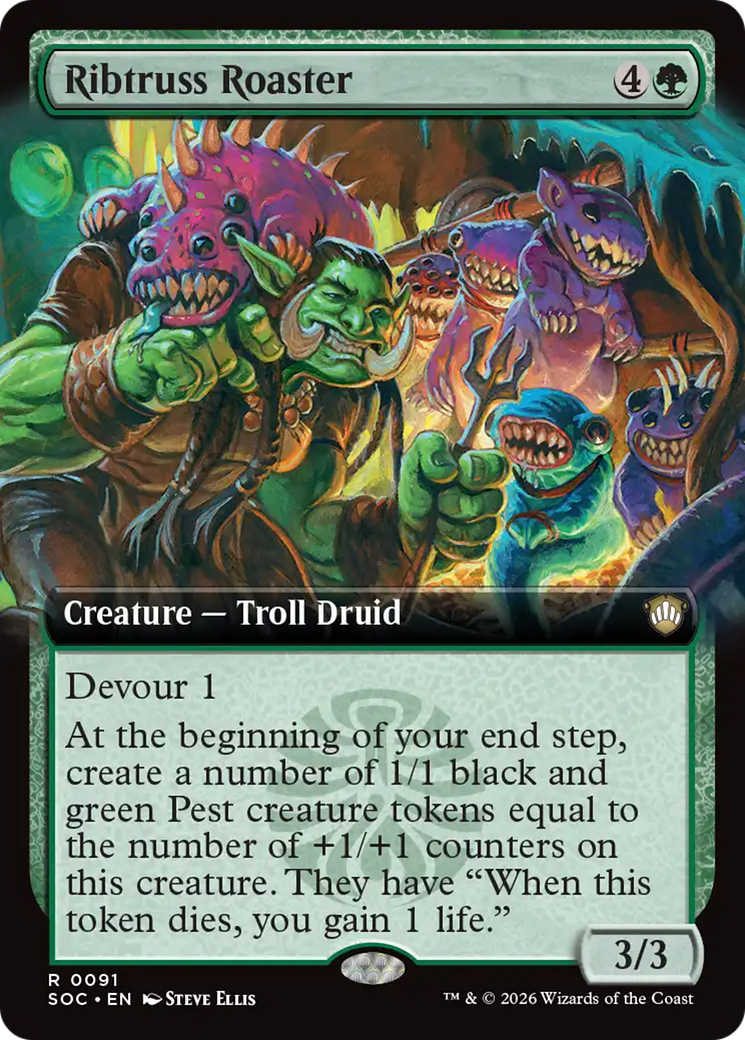 Ribtruss Roaster (Extended Art) [Secrets of Strixhaven Commander] | I Want That Stuff Brandon