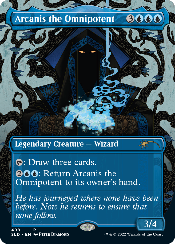 Arcanis the Omnipotent (Borderless) [Secret Lair Drop Series] | I Want That Stuff Brandon