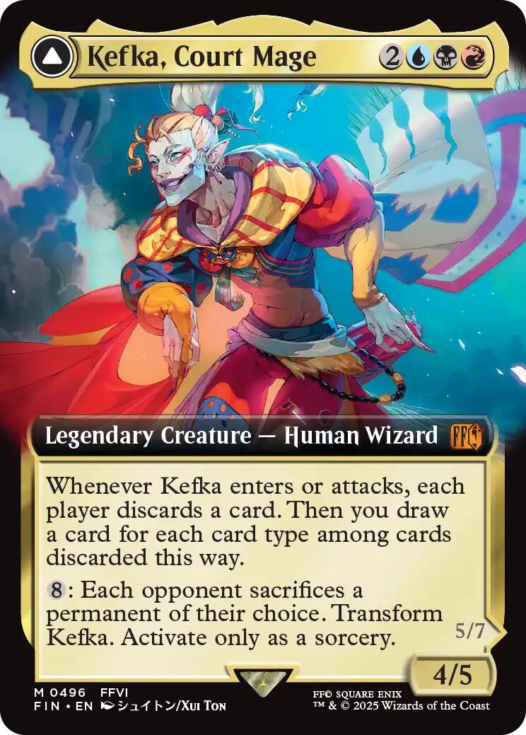 Kefka, Court Mage // Kefka, Ruler of Ruin (Extended Art) [FINAL FANTASY] | I Want That Stuff Brandon