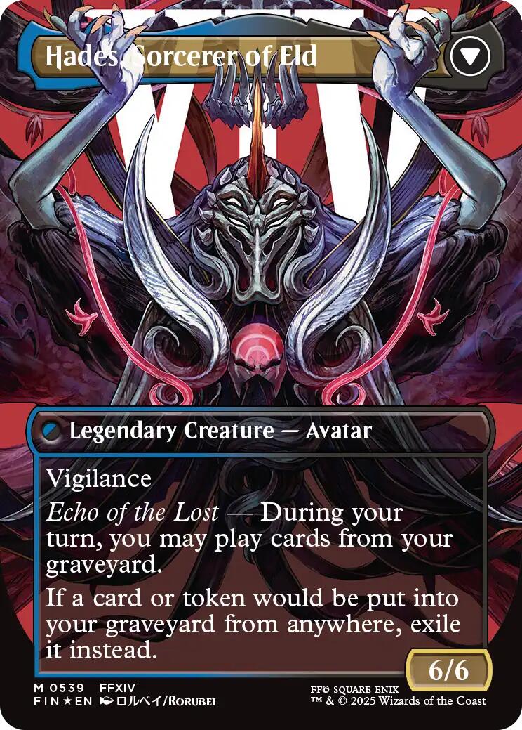 Emet-Selch, Unsundered // Hades, Sorcerer of Eld (Borderless) (Surge Foil) [FINAL FANTASY] | I Want That Stuff Brandon