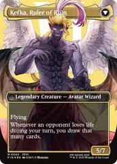 Kefka, Court Mage // Kefka, Ruler of Ruin (Borderless) (Surge Foil) [FINAL FANTASY] | I Want That Stuff Brandon