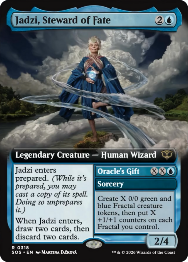 Jadzi, Steward of Fate (Extended Art) [Secrets of Strixhaven] | I Want That Stuff Brandon