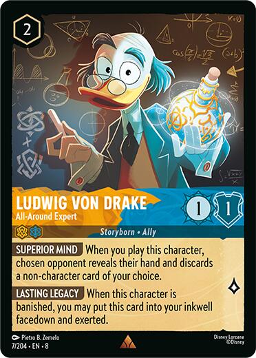 Ludwig Von Drake - All-Around Expert (7/204) [Reign of Jafar] | I Want That Stuff Brandon