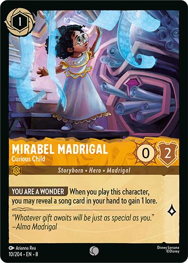 Mirabel Madrigal - Curious Child (10/204) [Reign of Jafar] | I Want That Stuff Brandon