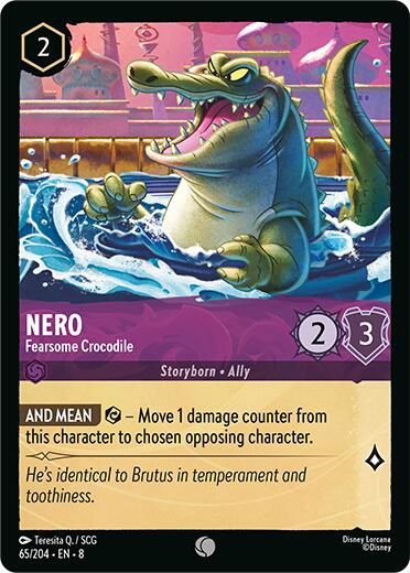 Nero - Fearsome Crocodile (65/204) [Reign of Jafar] | I Want That Stuff Brandon