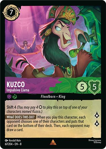Kuzco - Impulsive Llama (67/204) [Reign of Jafar] | I Want That Stuff Brandon
