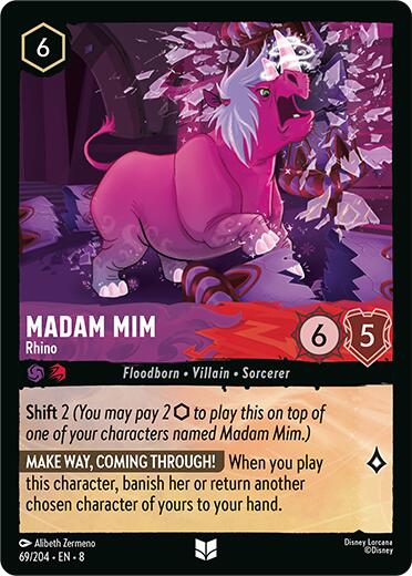 Madam Mim - Rhino (69/204) [Reign of Jafar] | I Want That Stuff Brandon