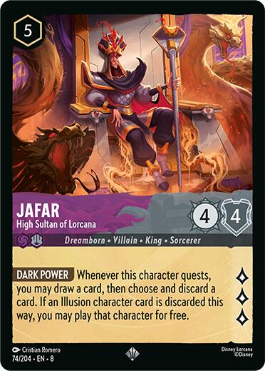 Jafar - High Sultan of Lorcana (74/204) [Reign of Jafar] | I Want That Stuff Brandon