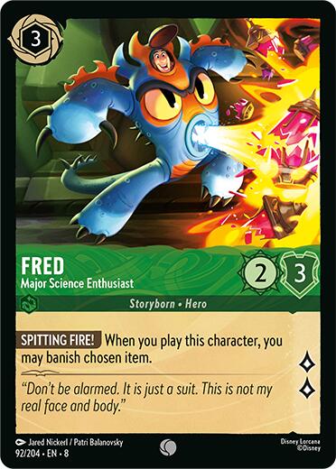 Fred - Major Science Enthusiast (92/204) [Reign of Jafar] | I Want That Stuff Brandon