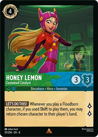 Honey Lemon - Costumed Catalyst (111/204) [Reign of Jafar] | I Want That Stuff Brandon