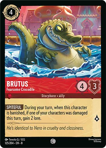 Brutus - Fearsome Crocodile (125/204) [Reign of Jafar] | I Want That Stuff Brandon