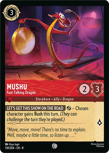 Mushu - Fast-Talking Dragon (130/204) [Reign of Jafar] | I Want That Stuff Brandon