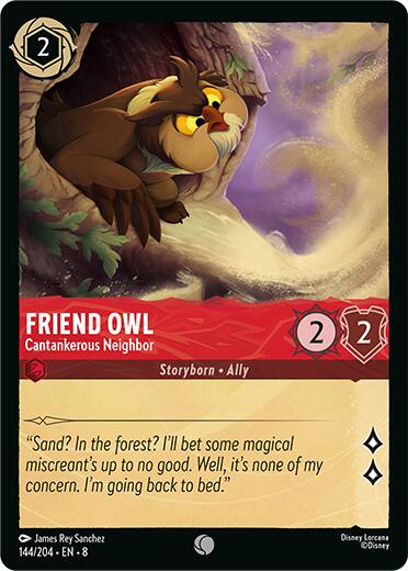 Friend Owl - Cantankerous Neighbor (144/204) [Reign of Jafar] | I Want That Stuff Brandon