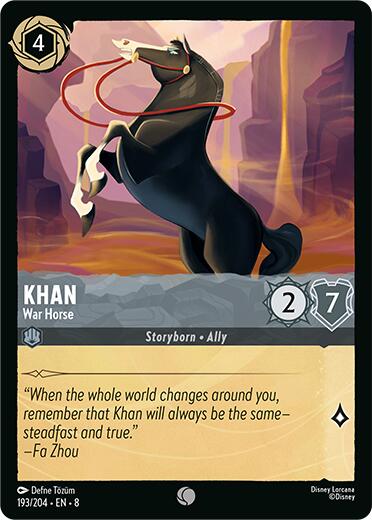 Khan - War Horse (193/204) [Reign of Jafar] | I Want That Stuff Brandon