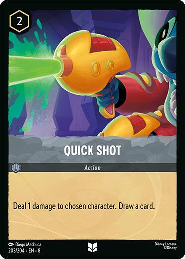 Quick Shot (203/204) [Reign of Jafar] | I Want That Stuff Brandon