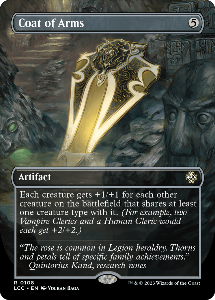 Coat of Arms (Borderless) [The Lost Caverns of Ixalan Commander] | I Want That Stuff Brandon