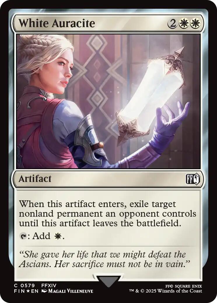 White Auracite (Surge Foil) [FINAL FANTASY] | I Want That Stuff Brandon