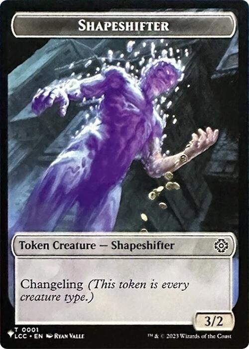 Shapeshifter // Cat Double-Sided Token [Secret Lair Drop Series] | I Want That Stuff Brandon