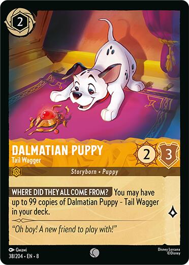 Dalmatian Puppy - Tail Wagger (38/204) [Reign of Jafar] | I Want That Stuff Brandon
