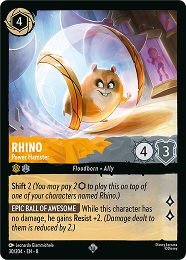 Rhino - Power Hamster (30/204) [Reign of Jafar] | I Want That Stuff Brandon