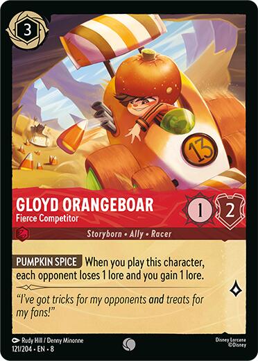 Gloyd Orangeboar - Fierce Competitor (121/204) [Reign of Jafar] | I Want That Stuff Brandon