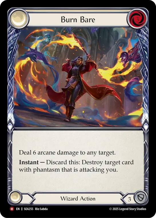 Burn Bare [SEA255] (High Seas)  Rainbow Foil | I Want That Stuff Brandon