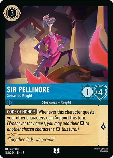 Sir Pellinore - Seasoned Knight (154/204) [Reign of Jafar] | I Want That Stuff Brandon