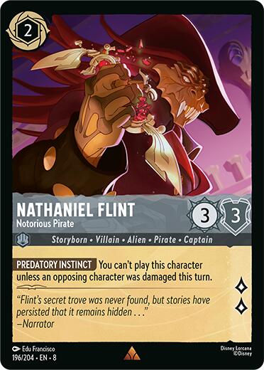 Nathaniel Flint - Notorious Pirate (196/204) [Reign of Jafar] | I Want That Stuff Brandon